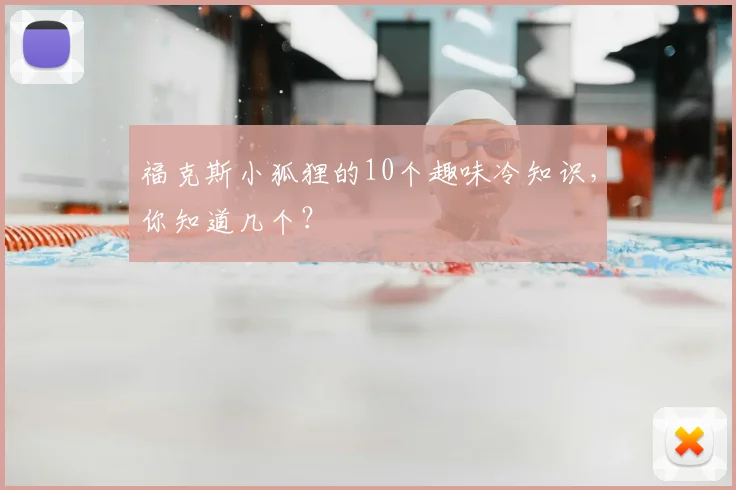 福克斯小狐狸的10个趣味冷知识，你知道几个？
