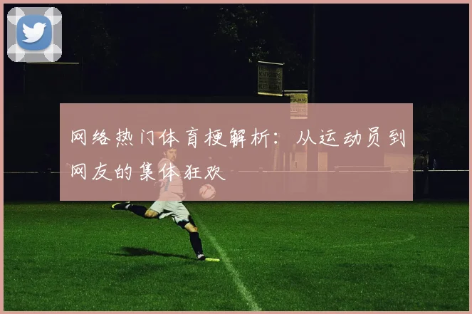 网络热门体育梗解析：从运动员到网友的集体狂欢